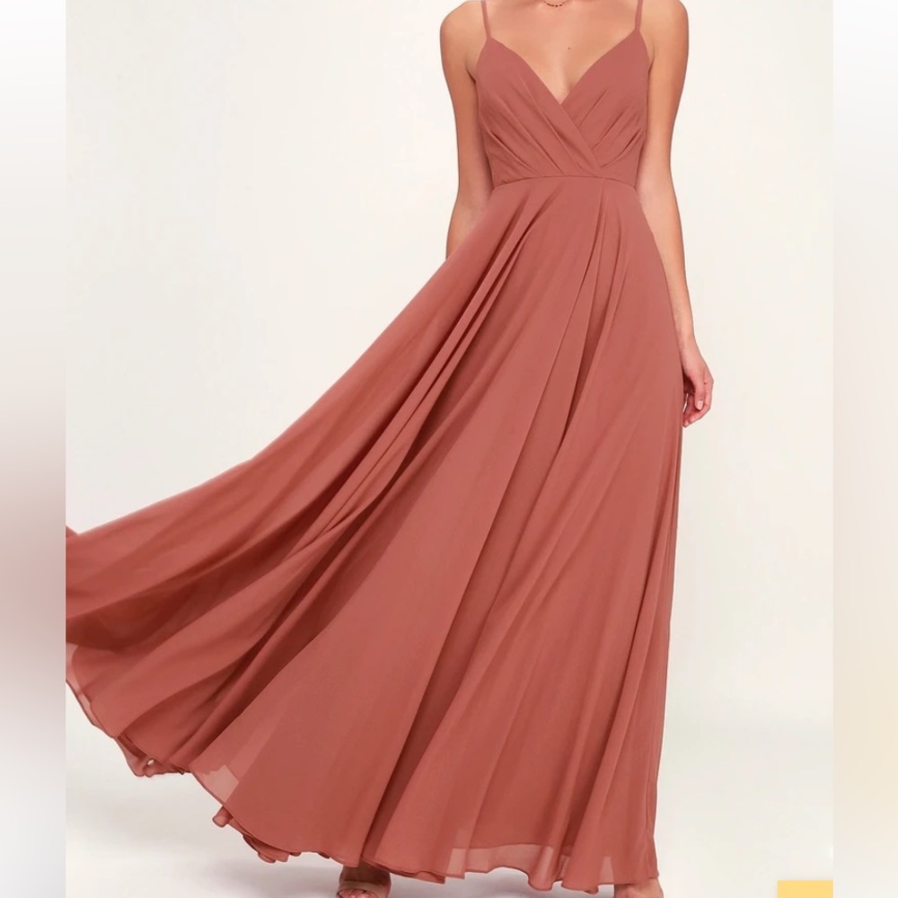 Dusty rose bridesmaid dress